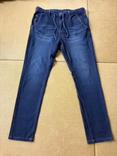 ダークブルースリムフィットデニムパンツ