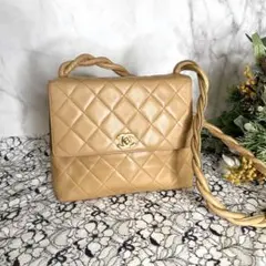 CHANEL シャネル【美品】ビンテージ マトラッセ ショルダーバッグ