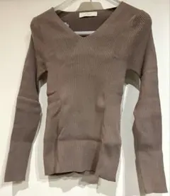 B:MING by BEAMS リブ テンカン柄ニット