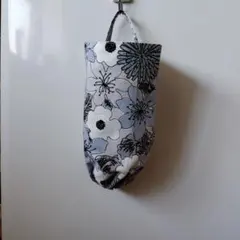 ハンドメイド　花柄 キッチン袋・レジ袋ストッカー 収納ケースのサムネイル