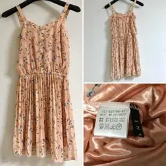 イング  ワンピース  花柄  シフォン  M