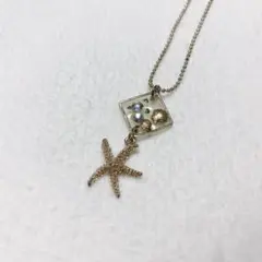 ヒトデモチーフネックレス 貝殻シェルのサムネイル