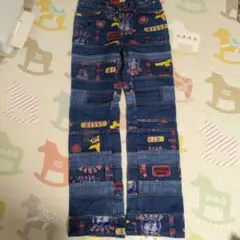 BAーTSU 女の子デビル柄デニム（裾にダメージ有り）