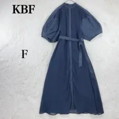 【ケービーエフ】ネイビー 長袖 F アーバンリサーチ レイヤードワンピース