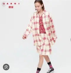 UNIQLO × MARNI チェックシャツ 長袖 マルニ ユニクロ コラボ