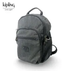 ✨美品 キプリング SOUL S バックパック リュック ブラックインディゴ