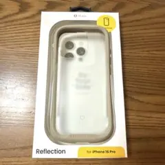 iFace iPhone16pro Reflection 強化ガラス ベージュ