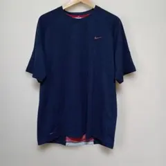 Nike FIT−DRY ネイビー スポーツ Tシャツ　XLサイズ