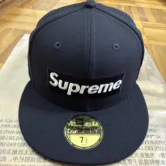 Supreme 59FIFTY キャップ ネイビー 7 1/2 ニューエラ