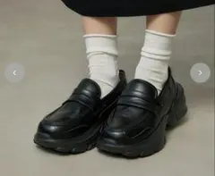 しまむら　田中里奈 mysacloset ローファー ブラック LL