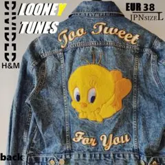 2026年最新】TWEETY カラー：ブルー レディース Gジャン・デニム 