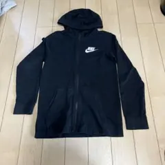 NIKE ブラック フルジップ パーカー ジュニアサイズL 150〜160
