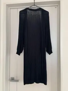 HK WORKS LONDON　7分袖ロングカーディガン 黒のサムネイル