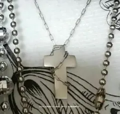 プラチナ 850 クロスデザインネックレス