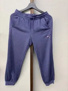 【お値引き中!】PUMA パープル ジョガーパンツ(七分丈) M 美品