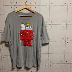 アメリカ古着　SNOOPY スヌーピー Tシャツ 2XL相当 グレーのサムネイル