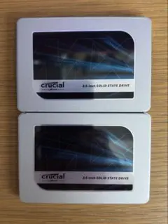 Crucial MX500 2.5 SSD 500GB 2枚セット 中古