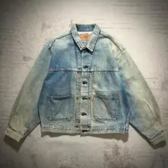 80's Levi's デニムJKT 短丈 オレンジタブ M 70626