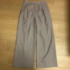 green label relaxing タックワイドパンツ
