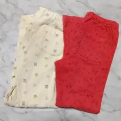 【120cm】10分丈 ピクサー レギンス 2枚セット ユニクロ カーズ