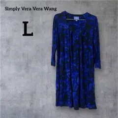 Simply Vera Vera Wang 【L】七分袖ワンピース