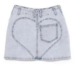ANDMARY Heart hip denim skirt - メルカリ