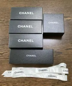 CHANEL シャネル　空き箱　空箱　リボン　プレゼント　ラッピング　ギフト