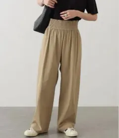 2025ジャーナルスタンダード ナイロンストレッチワイドパンツ38