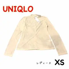 【新品】GU ジーユー シアーハイネック XS オフホワイト