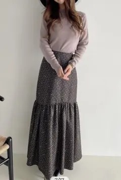 eimy istoire ベーシックハイネックニット