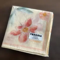 renoma PARIS ハンカチ 花柄 綿100%のサムネイル