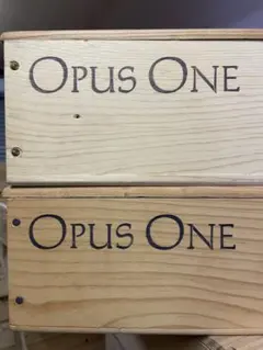 Opus One ワイン木箱2個セット ※12/16迄のセール価格