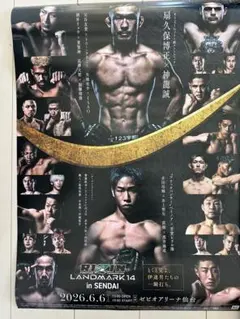 RIZIN LANDMARK 14 in SENDAI ポスター - メルカリ