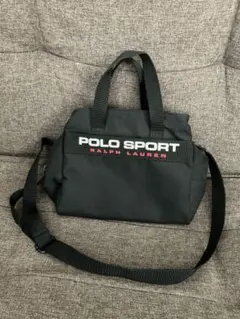 polo sport ポロスポーツ90sボディバッグ 黒 ウエストバッグ LAUREN RALPH LAUREN（ローレン ラルフローレン） ポロ ラルフローレン