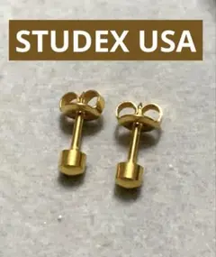 STUDEX USA ファーストピアス　ゴールド スタッド ピアス