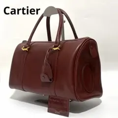 状態良好 Cartier カルティエ マストライン ミニボストンバッグ 南京錠