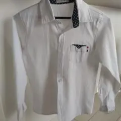 白シャツ ポケット付き