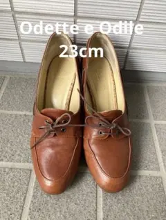 【美品】レースアップブーツ　ヒール23cm