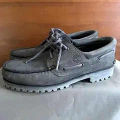 ティンバーランド 3アイラグハンドソーンボートシューズ ダークグレーヌバック