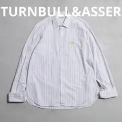 希少 ターンブル&アッサー TURNBULL&ASSER ダブルカフス シャツ