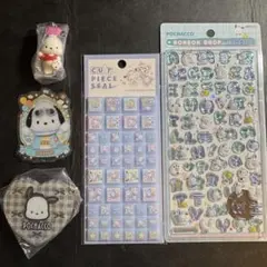 ポチャッコ シール ガチャ ５点セットのサムネイル