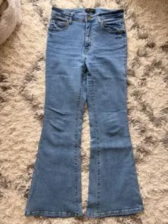 JEANASIS ベルボトムデニムパンツ