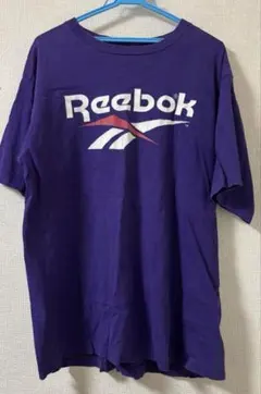 Reebok 古着屋 紫色 Tシャツ L
