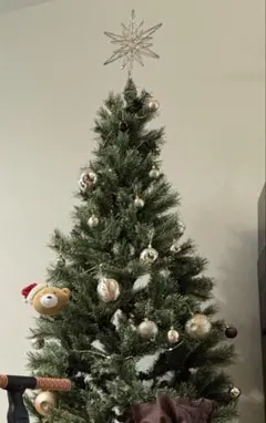 クリスマスツリー用星型トップ装飾