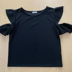 INGNI イング　トップス　半袖　肩出し　ブラック