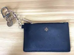 Tory Burch 黒 パスケース　コインケース
約12cm x 8cm