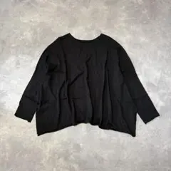 ヴェリテクール Tラインニットワイドプルオーバー シルク カシミヤのサムネイル
