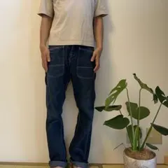 Edwin ワークパンツ ワイドデニム W31-32くらい