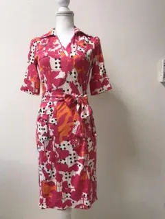 DVFダイアンフォンファステンバーグ　シルクワンピース