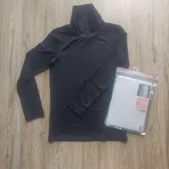 HEATTECH タートルネック 130 ブラック ホワイト2枚セット